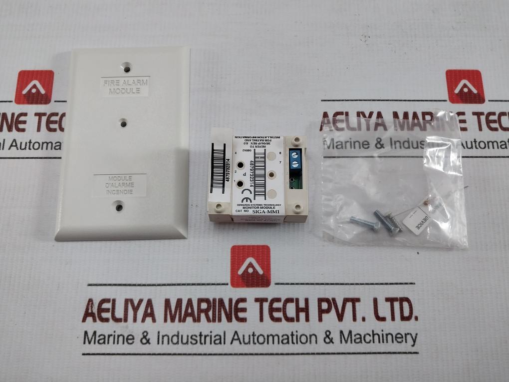 Monitor Alarm Module Edwards Systems Technology Part No. Siga-Mm1
