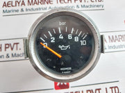Motometer 0-10 Bar Oil Pressure Gauge