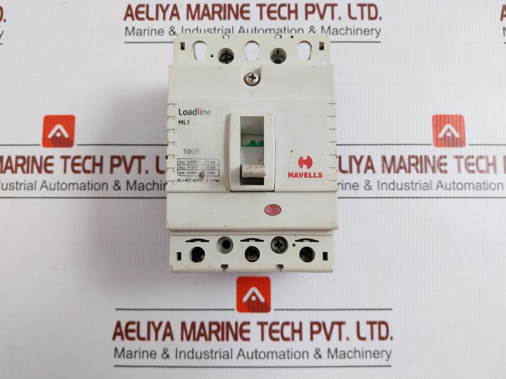 Moulded Case Circuit Breaker 100a By Havells Ihlm1aat0100