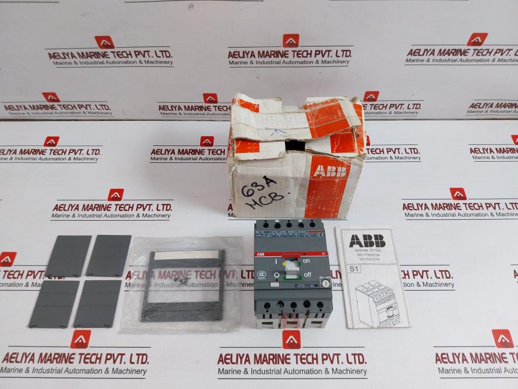 Moulded Case Circuit Breaker 3p 690v 50-60hz, S2x 100 R63 3p F Fc By Abb