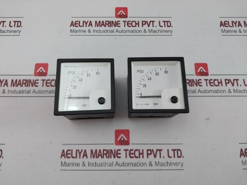 Moving Coil Pressure Indicator By Deif 4…20madc Dq72-X