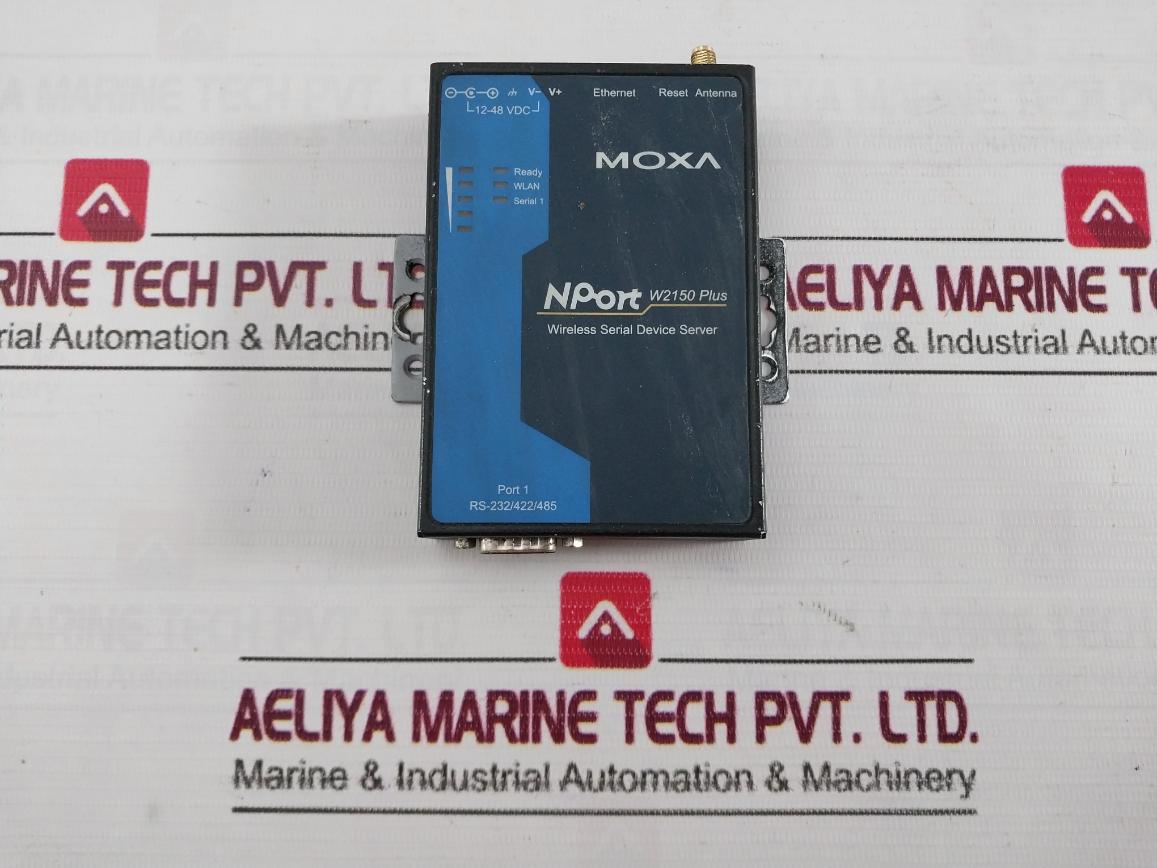 Moxa Nport W2150 Plus Wireless Serial Device Server 12-48Vdc 560 Ma 1.3