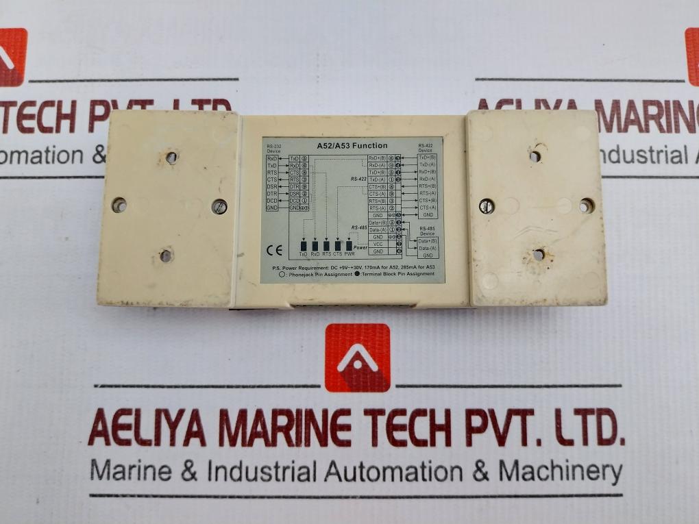 Moxa Transio A52 Converter Dc +9V~+30V 170Ma For A52