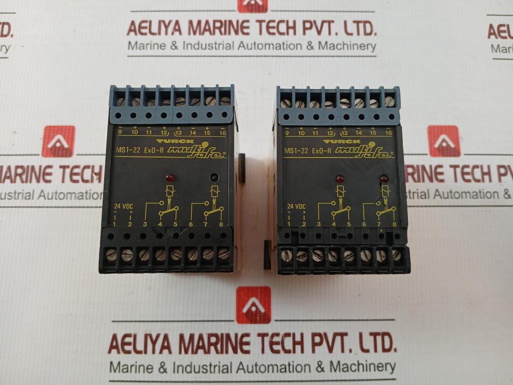 Ms1-22 Ex0-R Isolating Switching Amplifier 24vdc Brand Turck