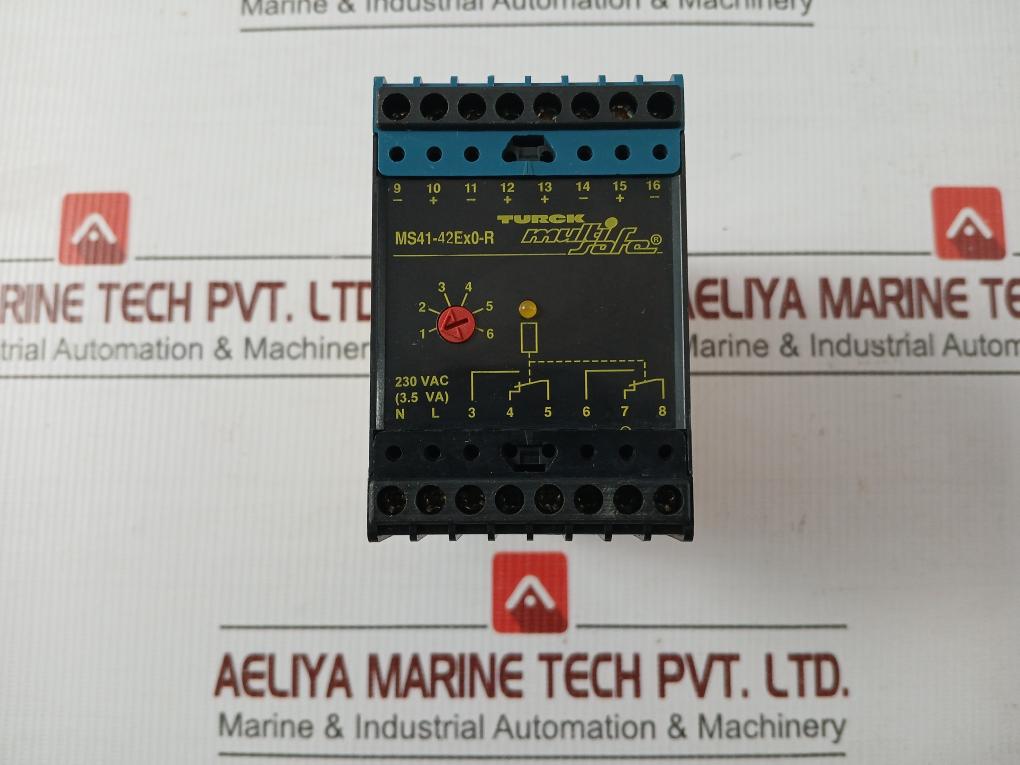 Ms41-42ex0-R Switching Amplifier By Turck 190 To 250vac/50-60hz
