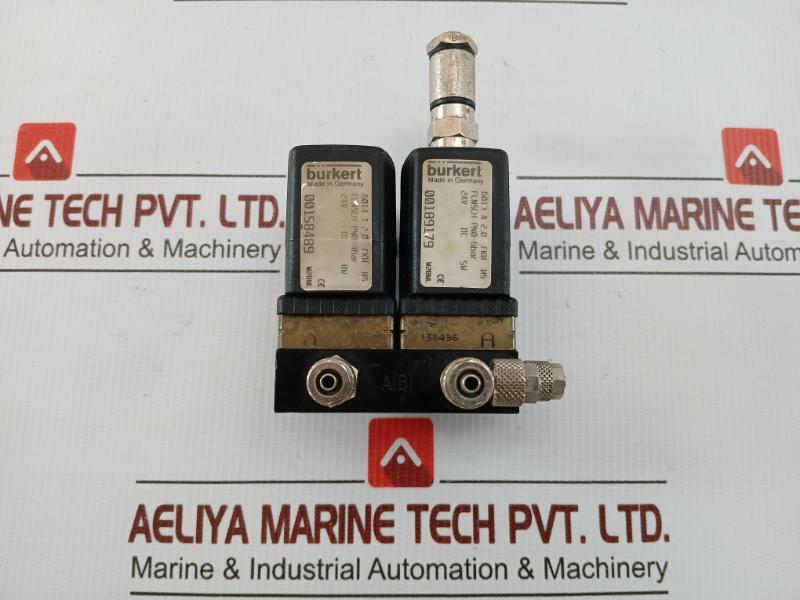 Ms Burkert Direct-Acting Solenoid Valve 24vdc 5w 6013 A 2,0 Fkm In Used