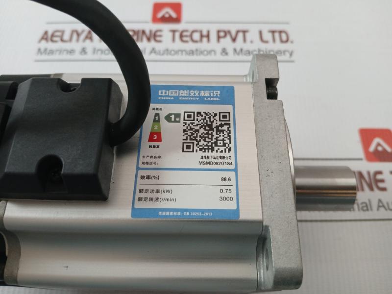 Msmd082g1s4 3-Phase Ac Servo Motor 0.75kw 3000rpm 120v Brand Panasonic