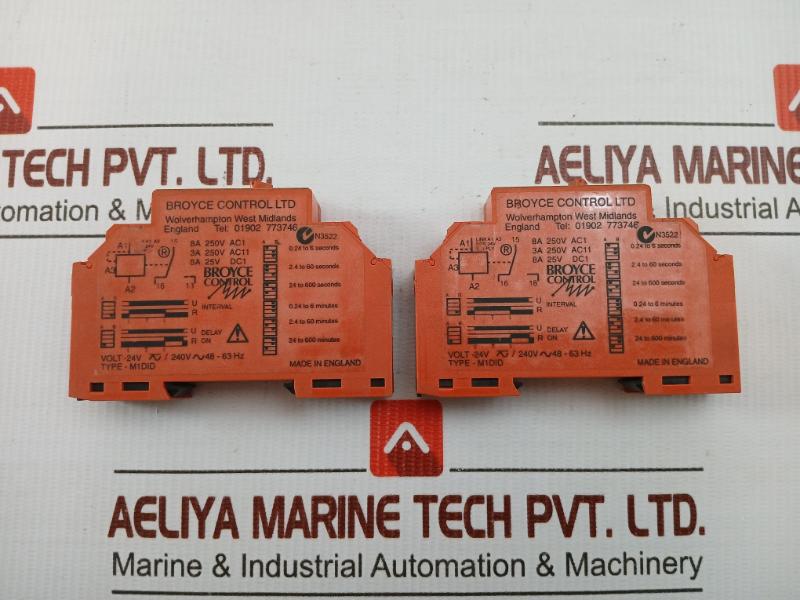 Multi-Voltage Timer Relay M1did By Broyce Control