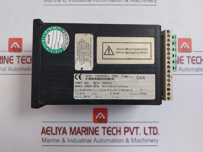 Multi Function Relay 50/60hz Woodward  Part No. Mfr13