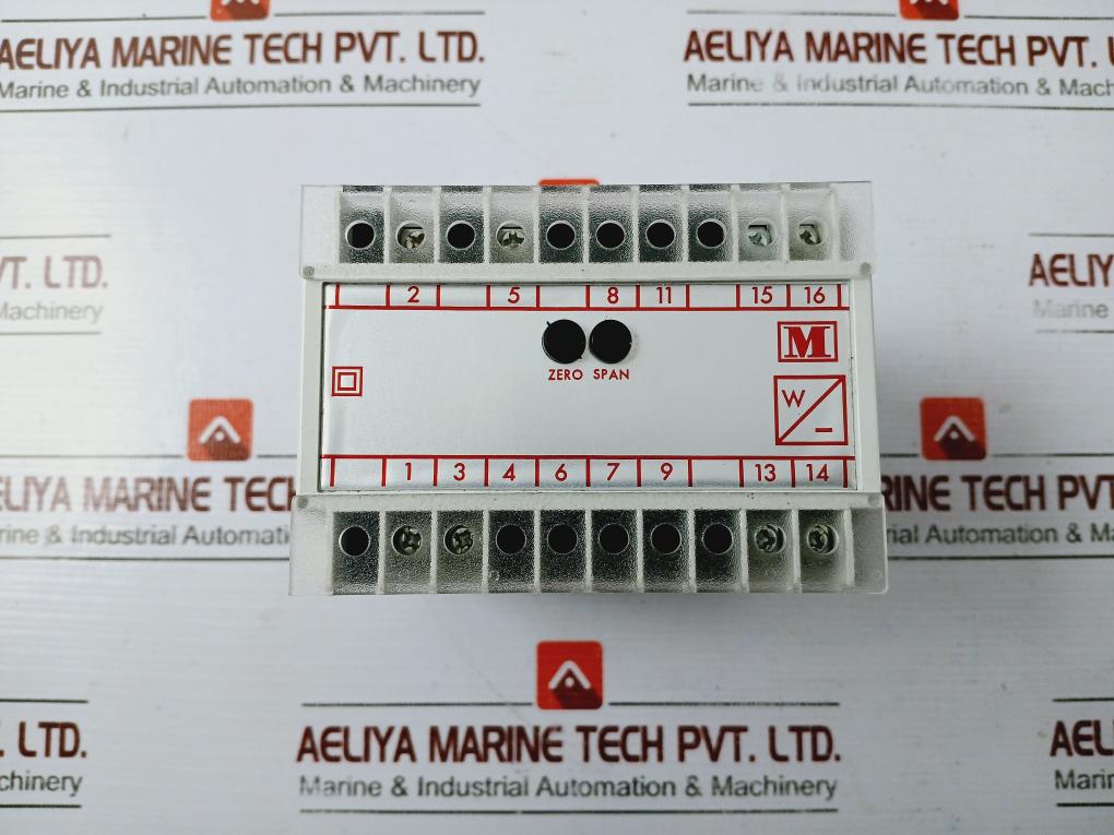 Multitek M100-wa1 Single Phase Watt Transducer 4-20Ma, Less Than 750 Ohms