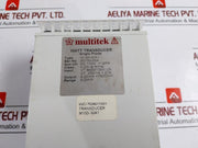 Multitek M100-wa1 Single Phase Watt Transducer Vt 6600/100V Ln Ct 250/1A 1.21A