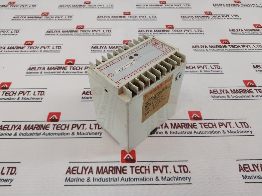 Multitek M100-wa4 Watt Transducer Used