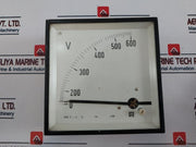 Mw 0-600V Analog Voltmeter
