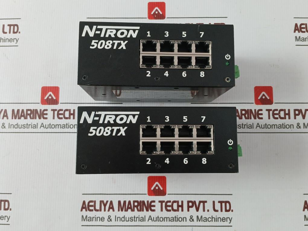 N-tron 336A4940Dnp508Tx 508Tx W/O Din Ethernet Switch 10-30V 1.0A
