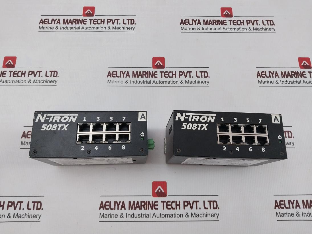 N-tron 508Tx-a Industrial Ethernet Switch 336A4940Dnp508Txwhb 10-30V Dc