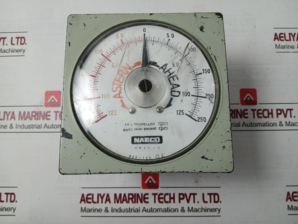 Nabco Nfe-130 Main Engine And Propeller Rpm Indicator