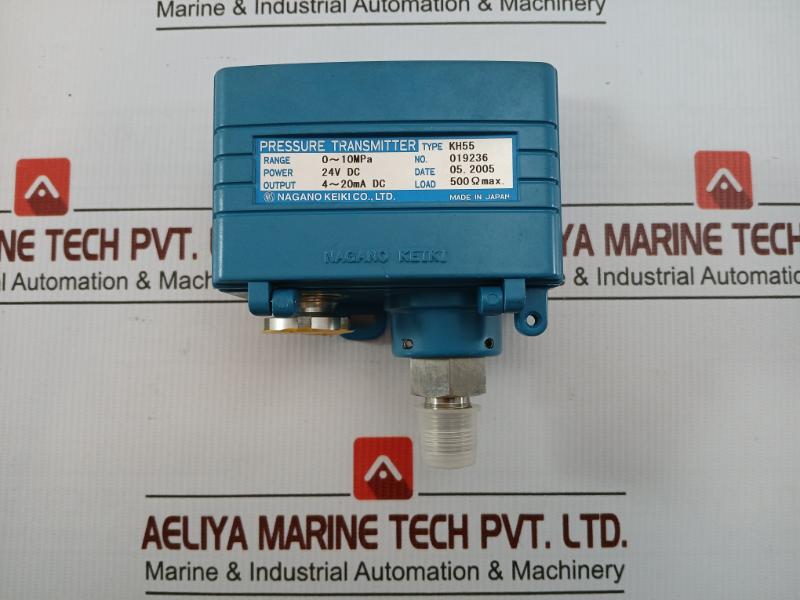 Nagano Keiki Kh55 Pressure Transmitter 24v Dc
