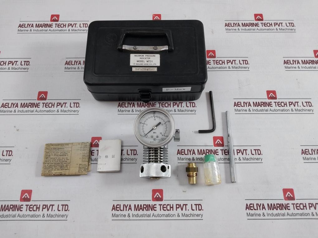 Nagano Keiki Mt31 Maximum Pressure Indicator