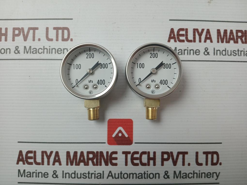 Nagano Keiki Pressure Gauge Gk20-a01, 0-400Kpa
