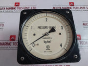 Nagano Keiki Seisakusho 0-4 Kg/Cm2 Pressure Gauge 6645848