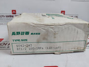 Nagano Keiki Seisakusho Gv42-243 Pressure Sensor Switch Gauge 7873194 0-1 Mpa 69