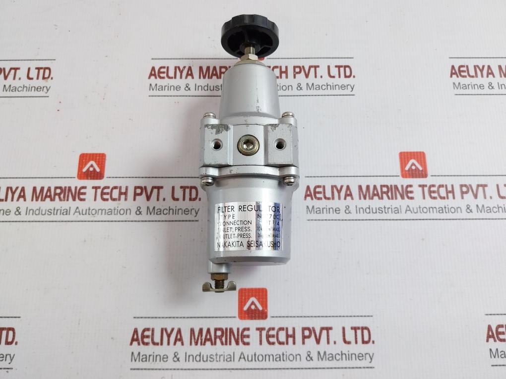 Nakakita Seisakusho Filter Regulator  Inlet Press-10kg/Cm2 (Max) Ns770cl