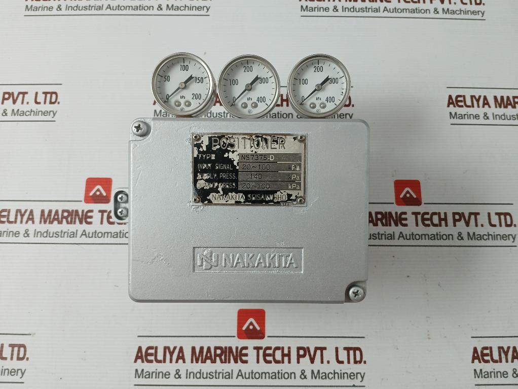 Nakakita Seisakusho Pneumatic Positioner Input Signal Ns737s-D 20-100 Kpa