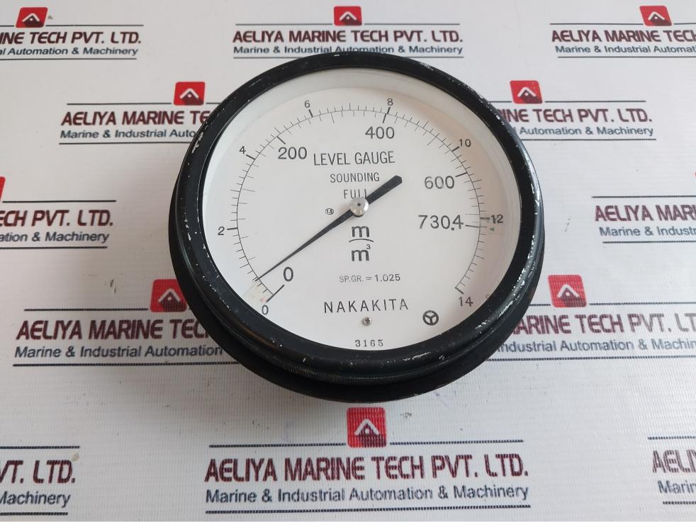 Nakakita 0-730.4 M Level Gauge Sp.Gr. = 1.025