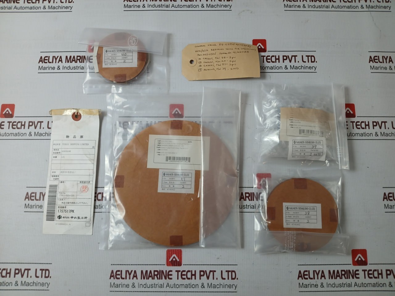 Nakakita K3180.130 Control Valve Gasket & Packing Steam Reducing Valve Kit