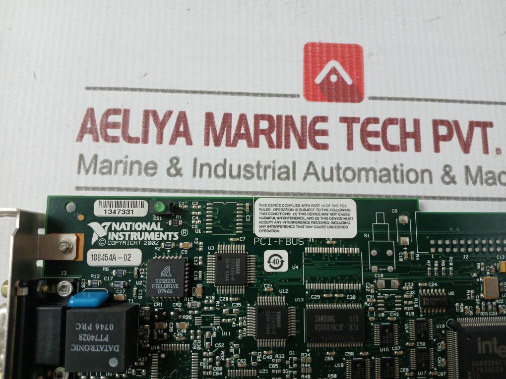 National Instruments 188454A-02 Pci-fbus Fieldbus Interface Device ...