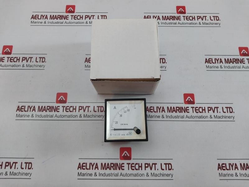 Naval Analog Panel Ammeter Used Condition 0-50a/0-250a Saci - 140 Gm