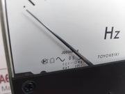 Nbv Frequency Meter Brand Toyo Keiki 55-60-65 Hz Fcf-12