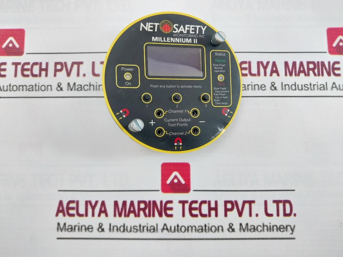 Net Safety Lbl-0293 Millennium Ii Display Pcb Board Rev: 4 Lbl-0293