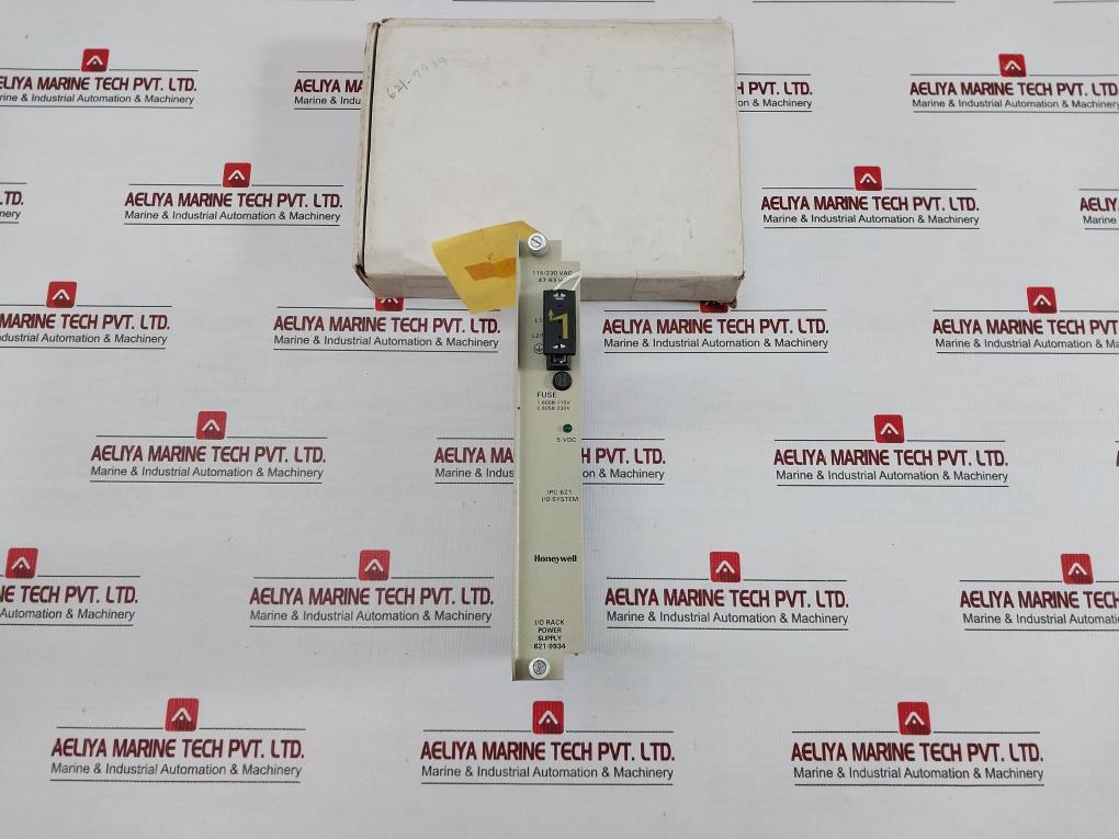 New 621-9934 I/O Rack Power Supply Input: 115/230 Vac By Honeywell