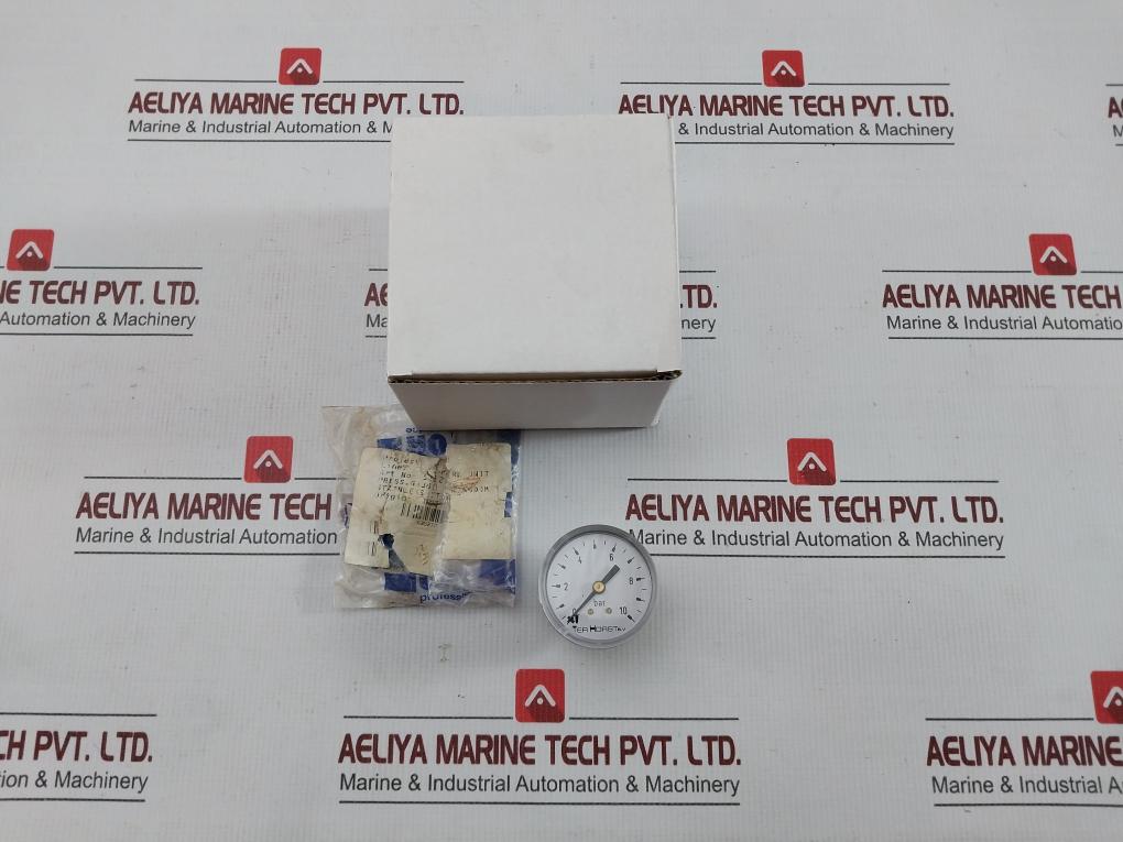 New Condition 0-10 Bar Ter Horst Pressure Gauge 90 Gm