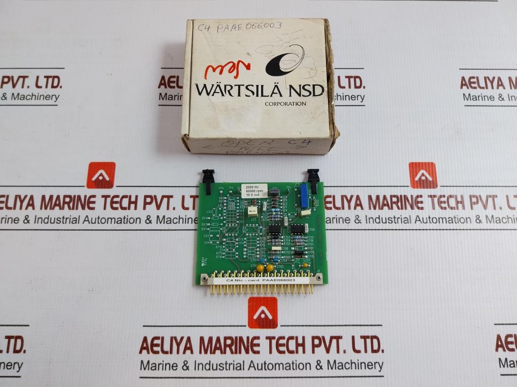 New Condition 2000hz 60000rpm C4 Ntc Pcb Card Part No.Paae066003 By Wartsila