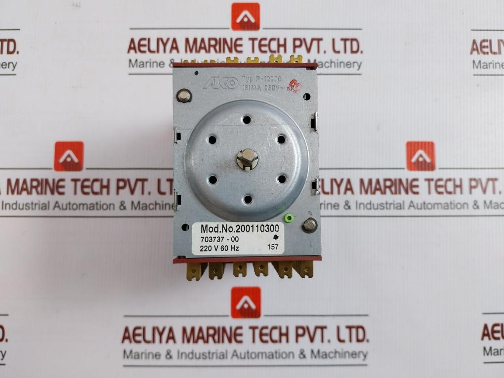 New Condition  220v 60hz 200110300 Ako P-12200 Cycle Timer