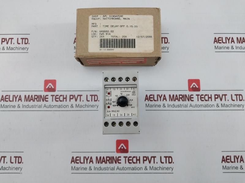 New Condition 220vac Off-Delay Time Relay Aa 9962.82 By E. Dold & Sohne