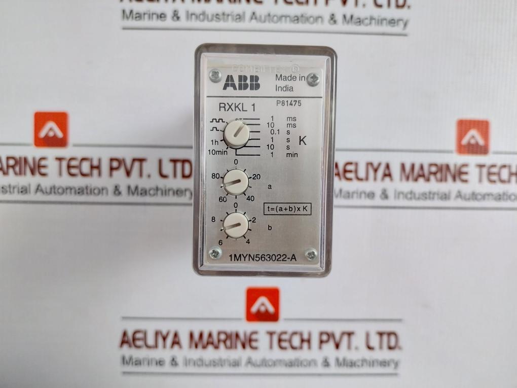New Condition Abb Time Delay Relay 100..240 V 50/60hz Rxkl 1
