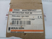 New Condition Adjustable Time Delay Relay For Uvr 33681 By Merlin Gerin