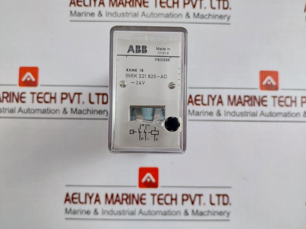 New Condition Auxiliary Relay Rxme 18 24 V By Abb