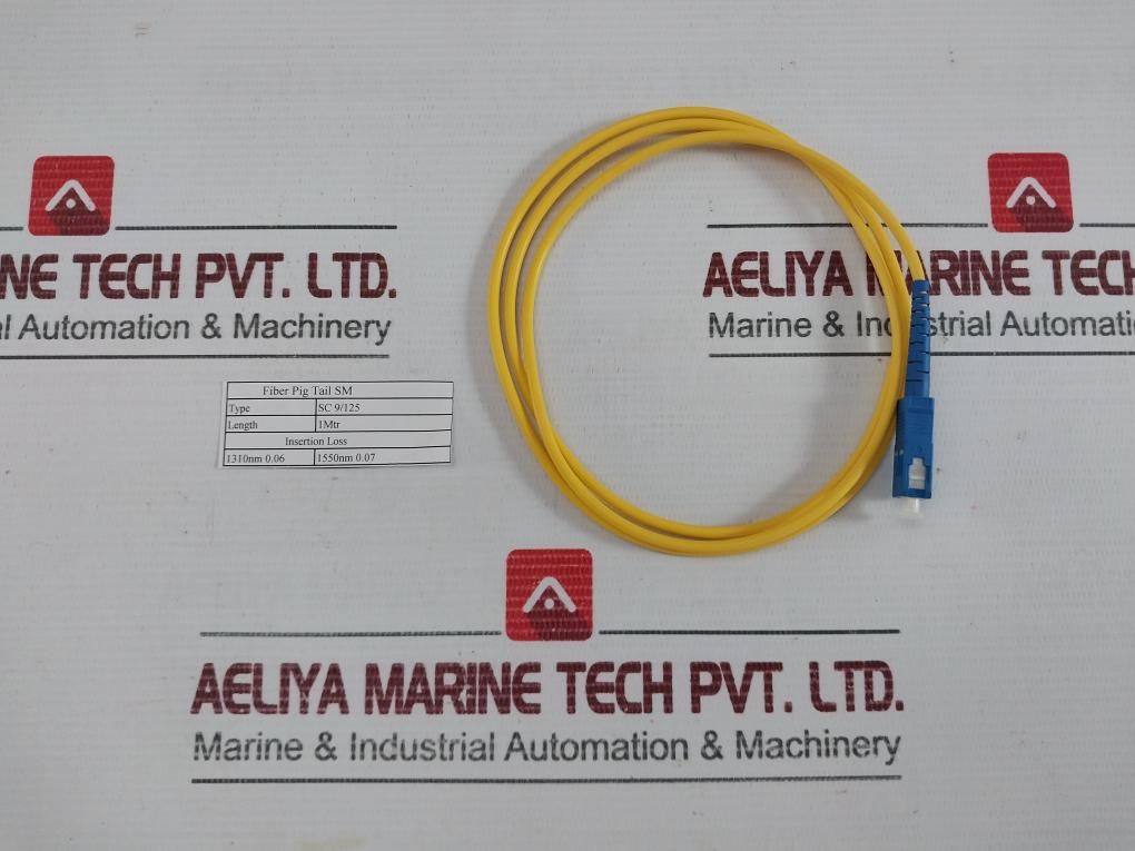 New Condition Fiber Pig Tail Sm Patch Cord Cable 1 Meter Sc 9/125