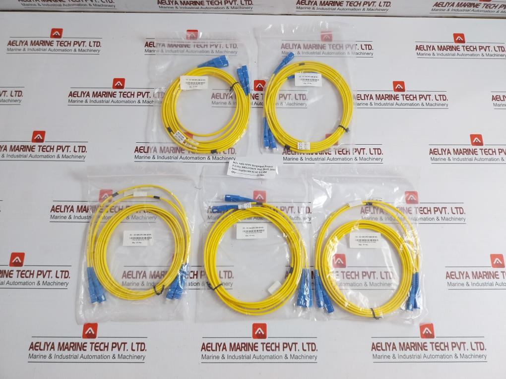 New Condition Ftek-Dx-Sm-Sc/Sc-Pc-03m Fibre Optic Patch Cable Set
