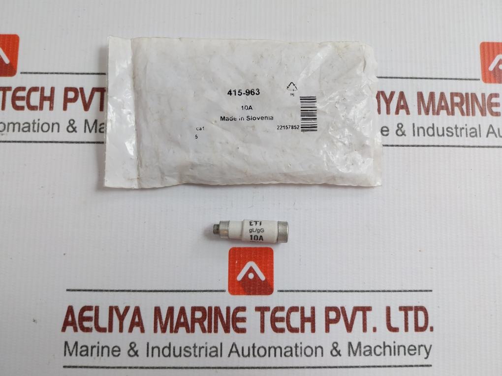 New Condition Fuse 10a Brand In Eti 2211004-01 (1 Packet=5 Pcs)