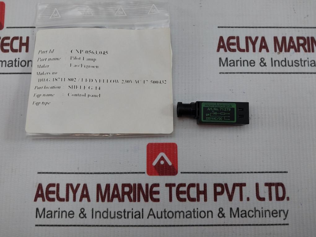 New Condition Pilot Light Indicator Murrelektronik 220vac/Dc 71279