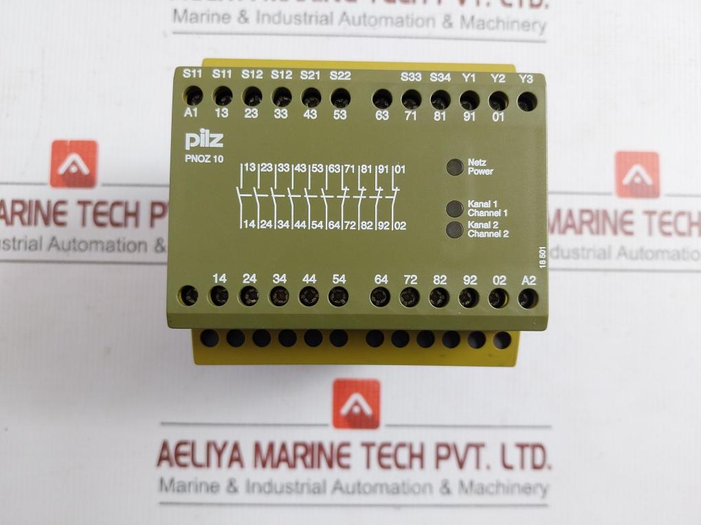 New Condition Pilz Safety Relay Pnoz 10 24vdc 6n/O 4n/C