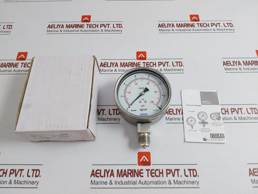 New Condition Pressure Gauge By Wika 230.20.100