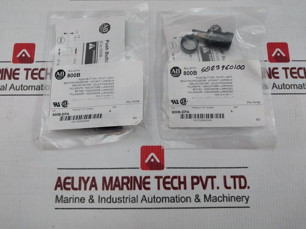 New Condition Push Button By Allen-Bradley 800b-Epa