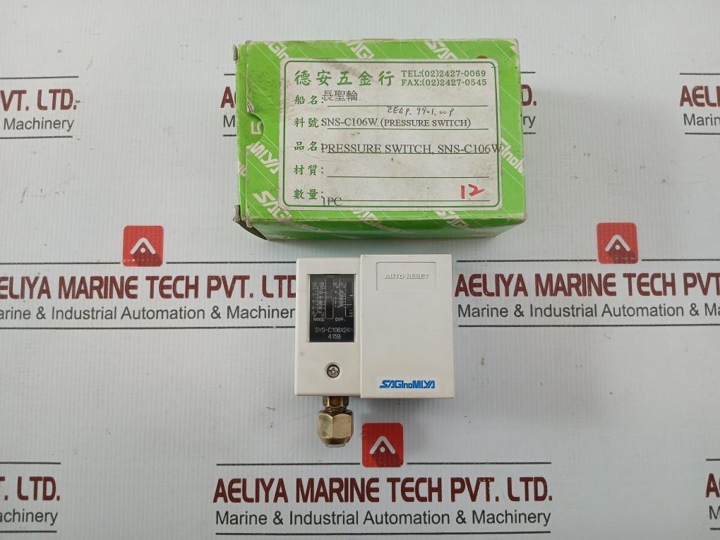 New Condition Saginomiya Single Function Pressure Control 50ma Sys-C106x24a