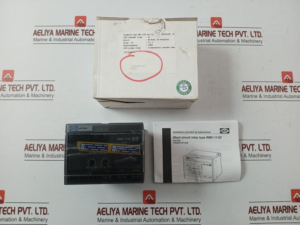 New Condition Short Circuit Relay 24vdc Rmc-111d By Deif